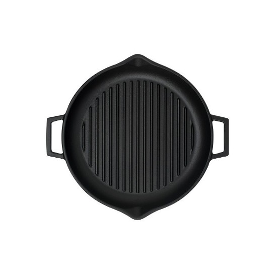 Grillpan, gemaakt van gietijzer, met deksel, 30 cm - LAVA
