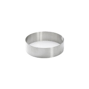 Anello per torta perforato, 12,5 cm, acciaio inossidabile - de Buyer