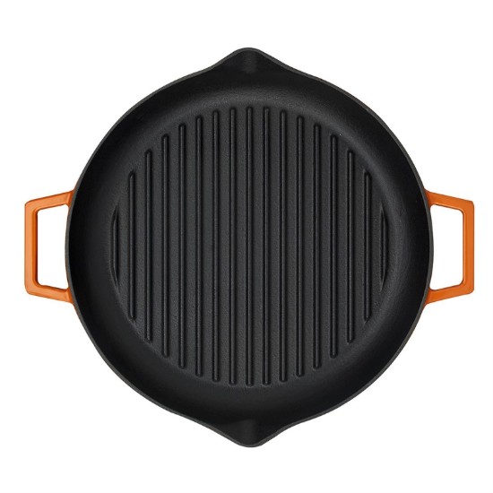 Tigaie grill 26 cm fonta, portocaliu - LAVA
