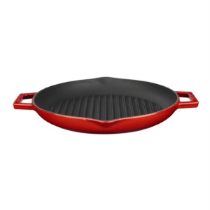 Grillpan, 26 cm, gietijzer, rood - LAVA brand