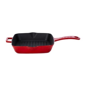 Grillpan, 20 x 20 cm, rood - LAVA brand