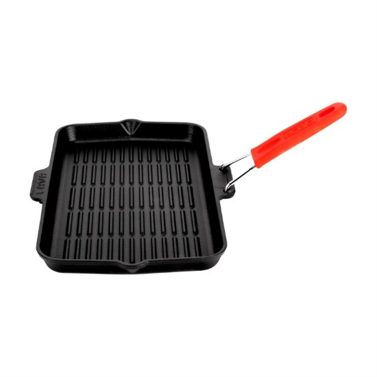 Grillpan, 21 x 36 cm, gietijzer - LAVA