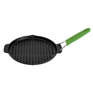 Grillpan, rond, 23 cm, groen handvat - LAVA brand