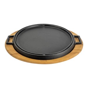 Griglia in ghisa con supporto, 34 cm - LAVA
