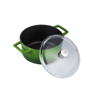 Casseruola, ghisa, 20 cm, gamma "Glaze", verde - marchio LAVA