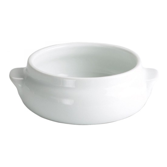 Cuenco con asas, porcelana, 16 x 13,5 cm - Viejo Valle