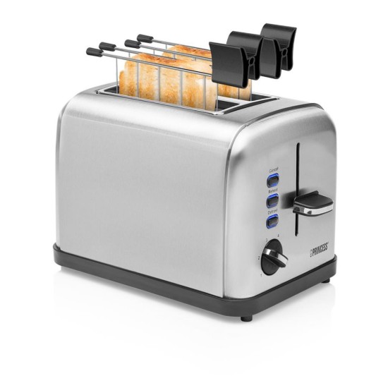 2-slot toaster, 950W, "Steel Style 2" - Princess 