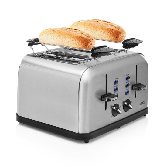 4-slot toaster, 1750W, "Steel Style 4" - Princess 