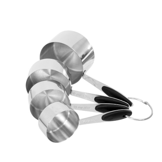 4-teiliges Messbecher-Set, Edelstahl - Zokura