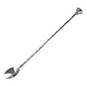 Cucchiaio da cocktail, acciaio inossidabile, 27,5 cm - Zokura