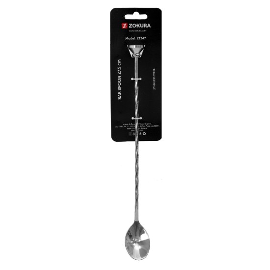 Cocktail spoon, stainless steel, 27.5cm - Zokura