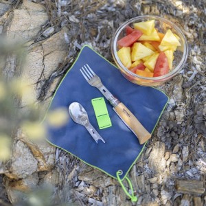 2-delige picknickbestekset, RVS, "Picnic Plus" - Opinel