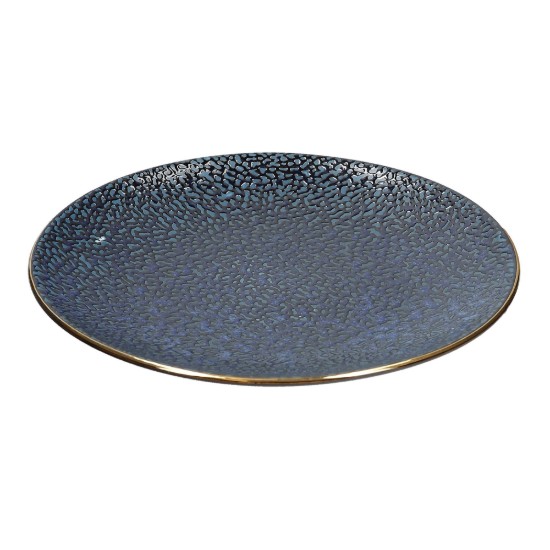 Piatto piano in porcellana, 27 cm, "Satori", Indigo Blue - Mikasa