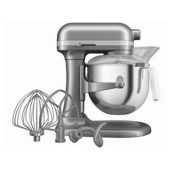 Robot da cucina con sollevamento vasca, 6,6 L, HEAVY DUTY, Contour Silver - KitchenAid