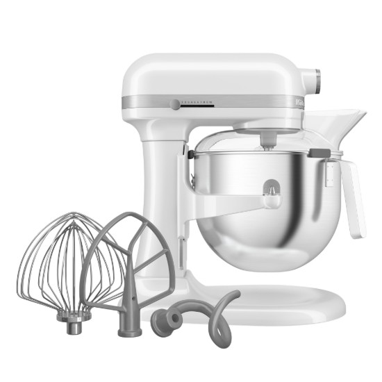 Bowl-lift stand mixer, 6.6L, HEAVY DUTY, White - KitchenAid
