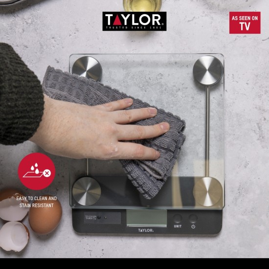 Keukenweegschaal, 14,4 kg, "Taylor Pro" - Kitchen Craft