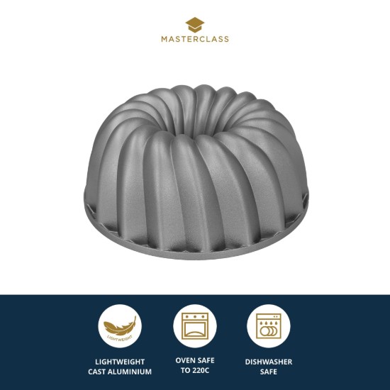 Bakform, aluminium, 24,5 cm, "Master Class" - Kitchen Craft