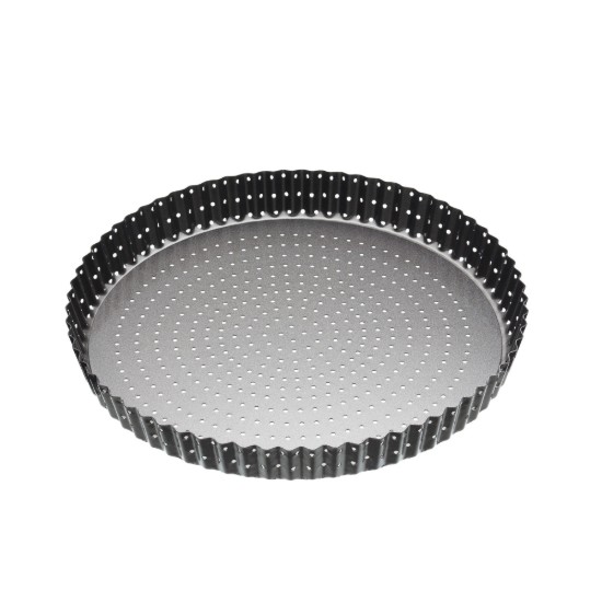 Geperforeerde bakvorm met antiaanbaklaag, staal, 28 cm, "Master Class" - Kitchen Craft