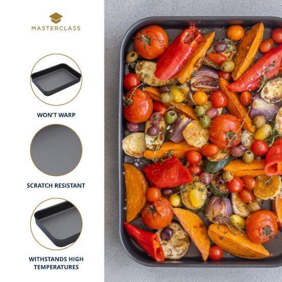 Non-stick baking tray, anodized aluminium, 42 x 32 cm, "Master Class" - Kitchen Craft