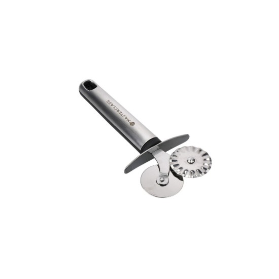 Double-wheeled pastry cutter, stainless steel, 16cm, "Master Class" - Kitchen Craft 