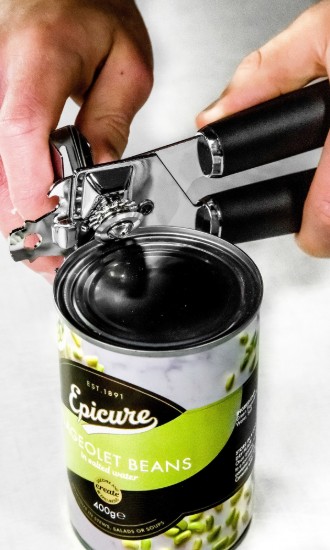 Apriscatole, acciaio inossidabile, 19 cm, "Master Class" - Kitchen Craft