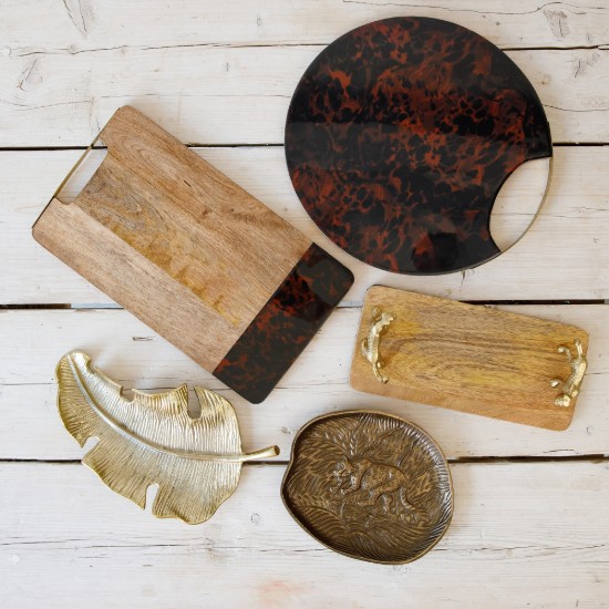 Serving platter, mango wood, 31.5 × 15 cm, "Artesa" - Kitchen Craft