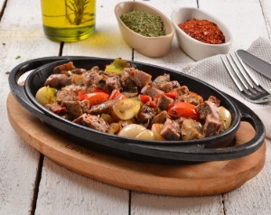 Oval tray, cast iron, 21 x 14 cm - LAVA brand