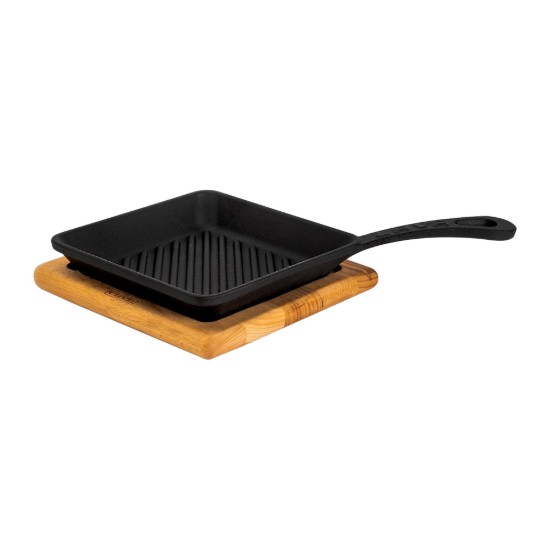 Grillpan set met serveersteun - LAVA