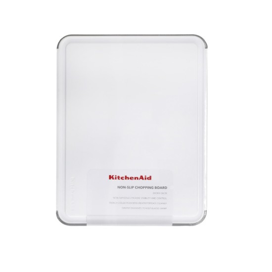 Non-slip cutting board, polypropylene, 36x28cm - KitchenAid