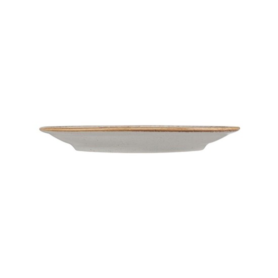 Piatto in porcellana, 24cm, "Stagioni", Grigio - Porland