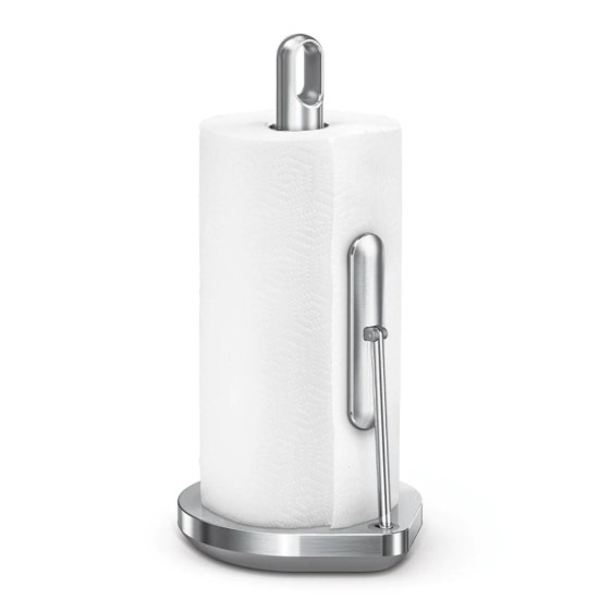 Papierhandtuchrollenhalter, 36,3 cm, gebürsteter Edelstahl – simplehuman