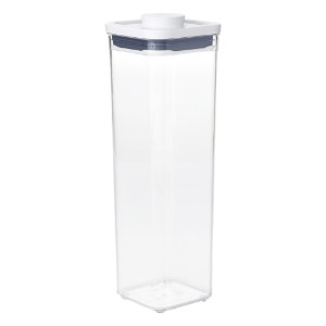 Square food container, plastic, 11 x 11 x 32 cm, 2.1 L - OXO