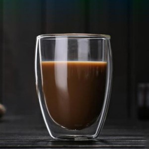 Set van 2 glazen, dubbelwandig, 350 ml - Zokura