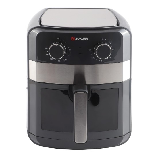 Heteluchtfriteuse, 6,3L, 1350W - Zokura