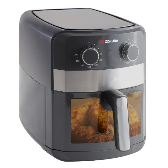Heteluchtfriteuse, 6,3L, 1350W - Zokura