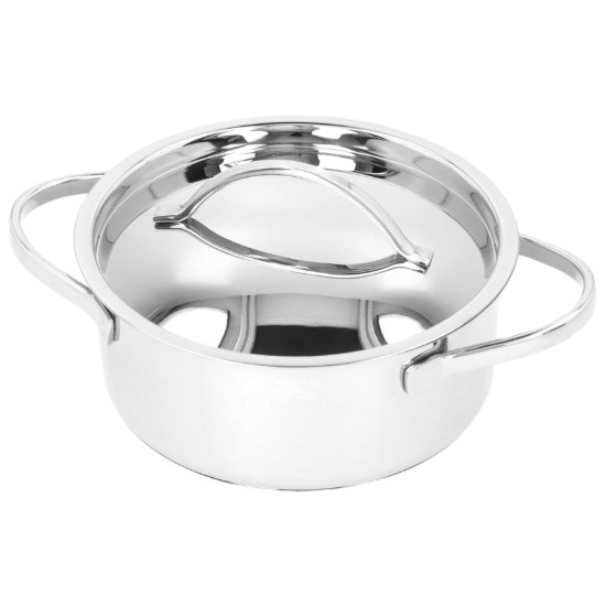 Mini-gryde med låg, rustfrit stål, 12cm/0,6L, "Mini 3" - Demeyere