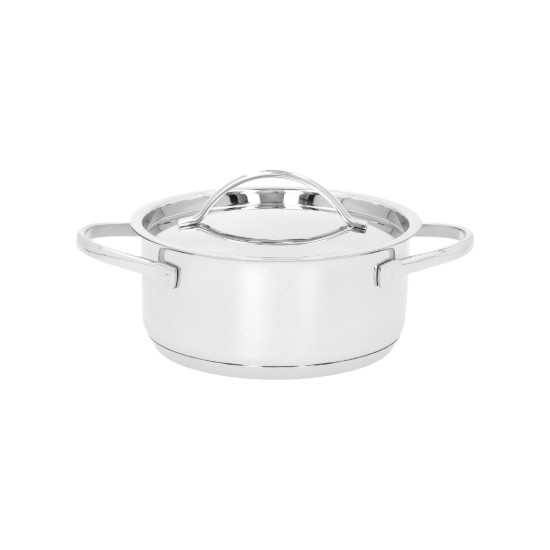 Mini-gryde med låg, rustfrit stål, 12cm/0,6L, "Mini 3" - Demeyere