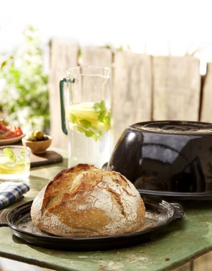 Loaf baking dish, ceramic, 30 cm, Charcoal - Emile Henry