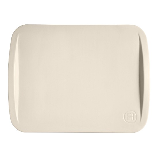 "Maestro" pizza baking tray, ceramic, 43.5x33.4cm, Clay - Emile Henry
