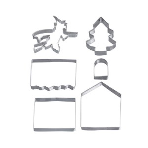 Set di 6 stampini, "Gingerbread house"  - Westmark