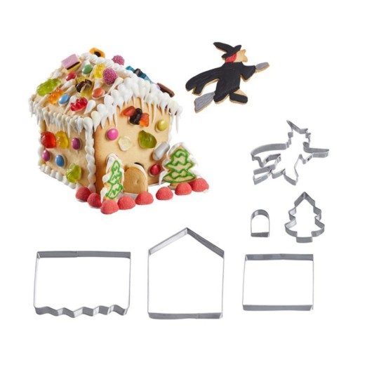 Set di 6 stampini, "Gingerbread house"  - Westmark