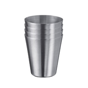 Set van 4 miniglazen, roestvrij staal, 30 ml, "Mendo" - Westmark