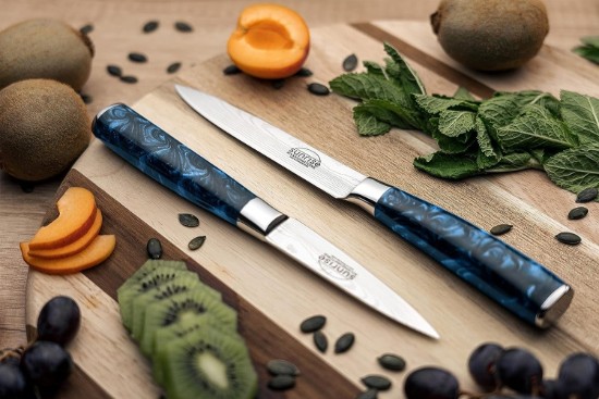 7-delige Rockingham Forge Sunrise messenset, Sapphire - Grunwerg