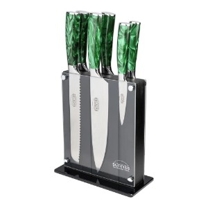 7-delige Rockingham Forge Sunrise messenset, Emerald Green - Grunwerg