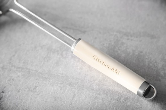 Draadzeef, roestvrij staal, 35,5 cm, Almond Cream - KitchenAid