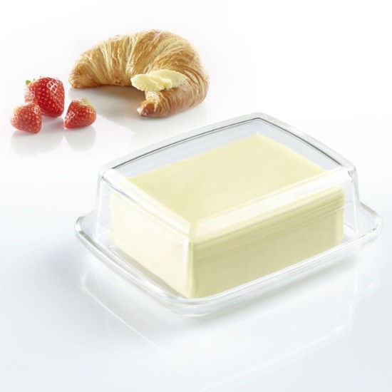 Piatto per burro, in vetro, 14,3 x 11,8 cm - Westmark