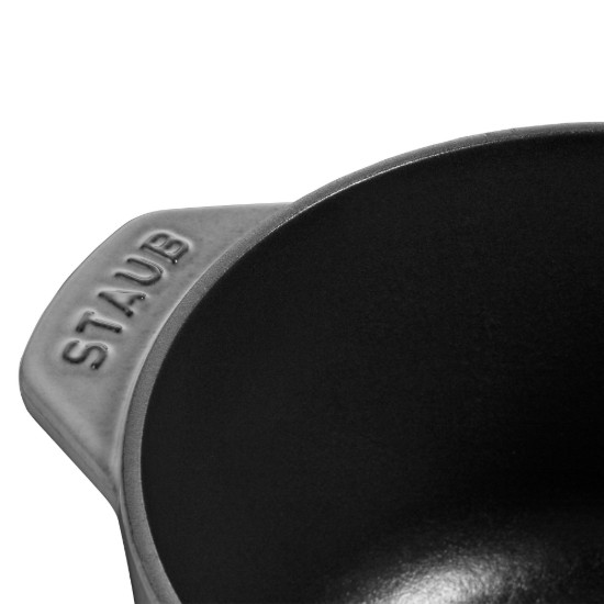Cocotte rice cooking pot, cast iron, 16cm/1.75L, Graphite Grey - Staub