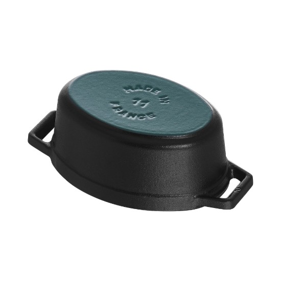 Ovalus mini Cocotte, ketaus, 11cm/0.25L, Black - Staub
