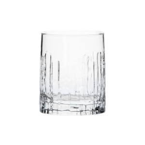 Set bicchieri da whisky 3 pezzi, in vetro, 355ml, "Oak" - Borgonovo