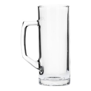 Beer mug, made of glass, 630 ml, "Reno" - Borgonovo